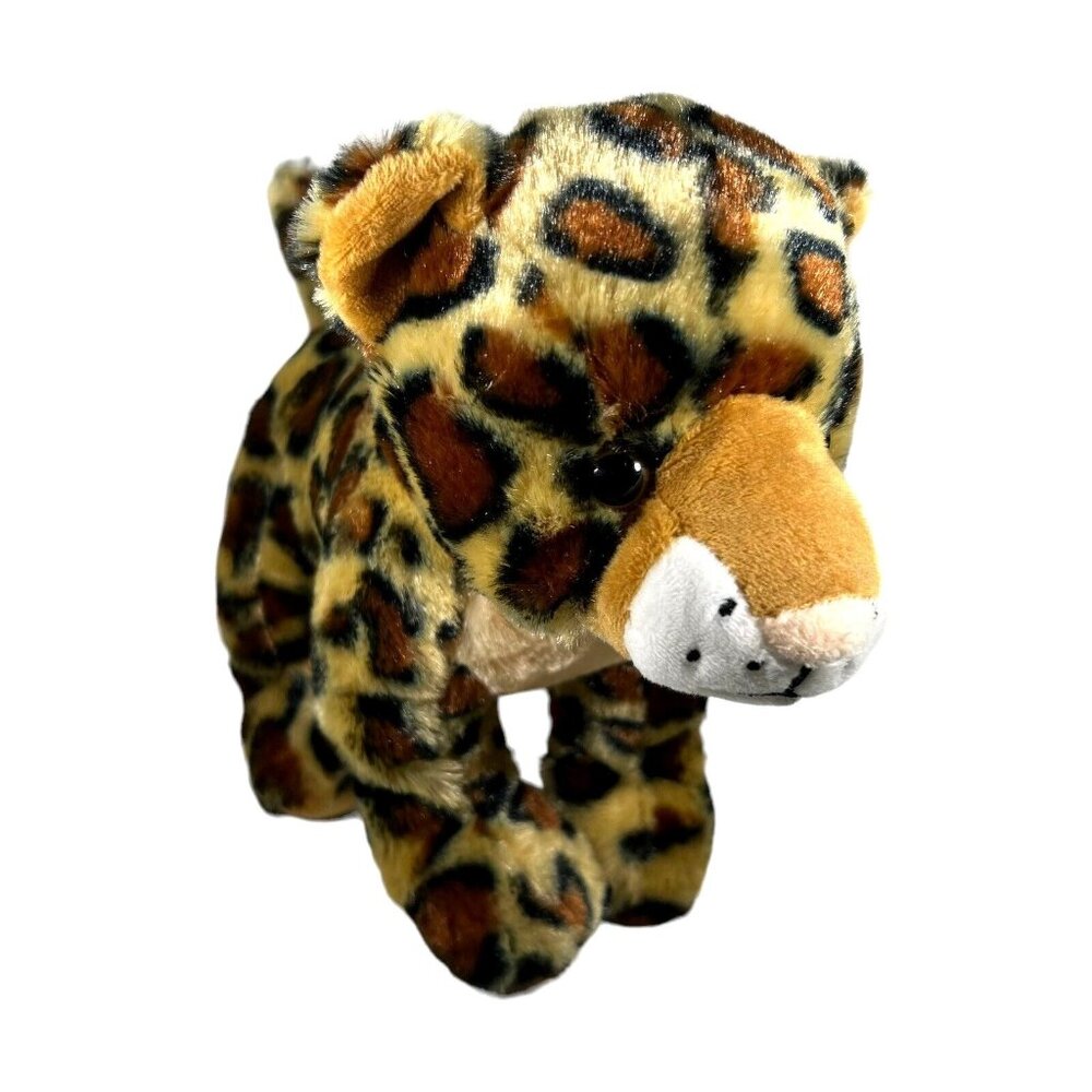 BURTON + BURTON Leopard Cheetah Cub Plush Stuffed Animal Toy Spotted Kitty Cat - Picture 2 of 9